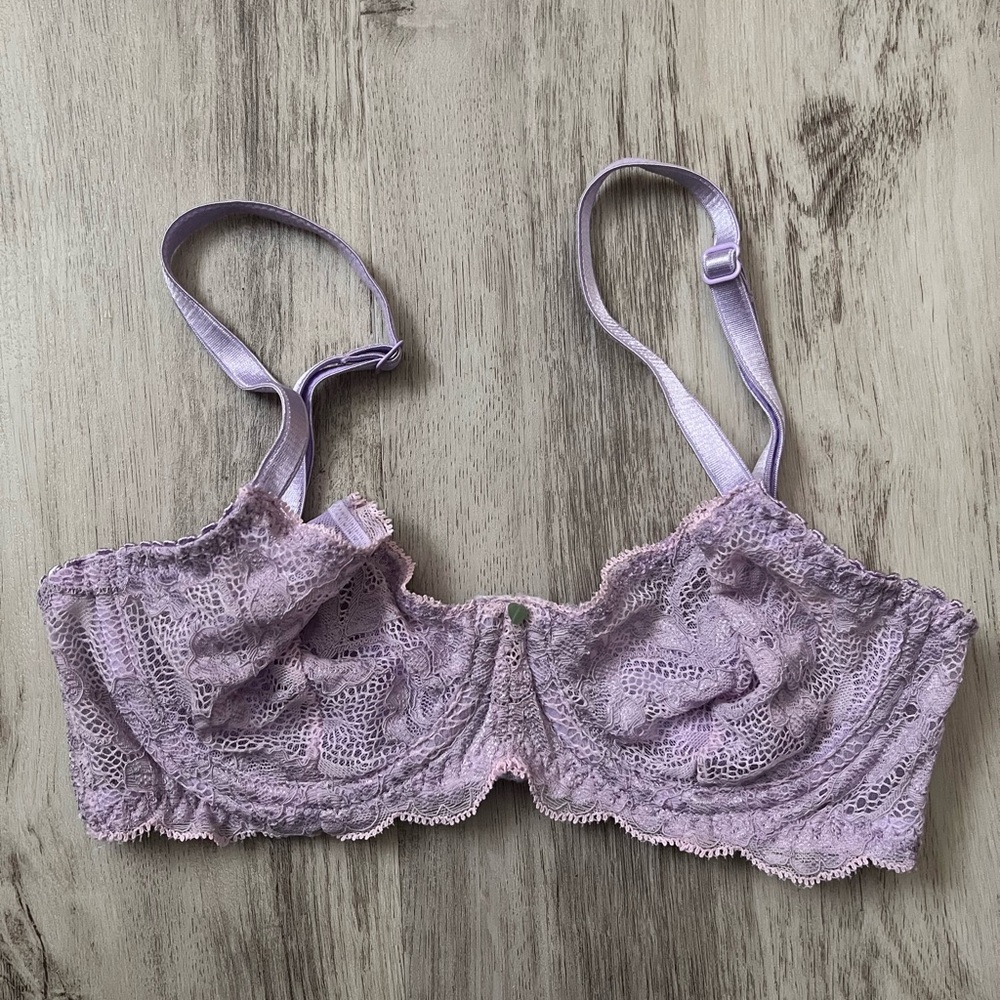 Intimo Lilac Lace Bra